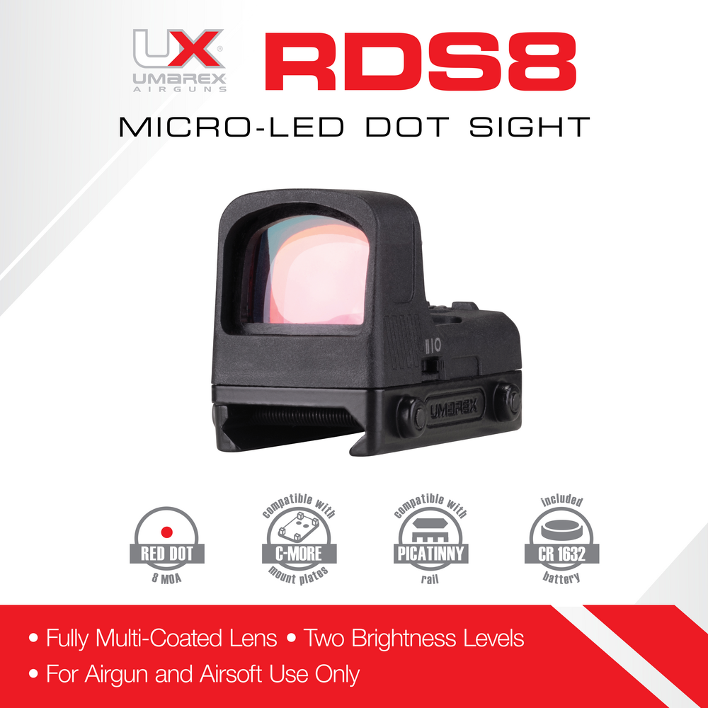 Umarex RDS8 Red Dot Pistol Optic