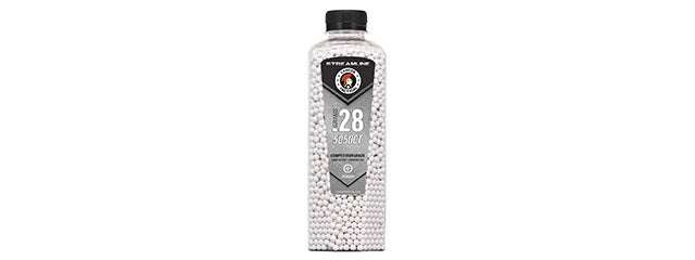 Lancer Tactical 5050 Round 0.28g Streamline Competition Grade BB Bottle (Color: White)
