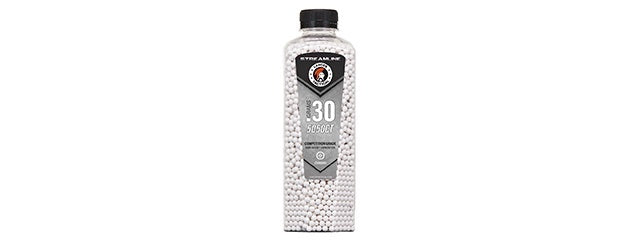 Lancer Tactical 5050 Round 0.30g Streamline Competition Grade BB Bottle (Color: White)