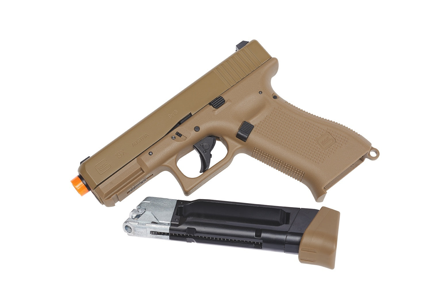 GLOCK G19X CO2 AIRSOFT PISTOL (Half) Blowback