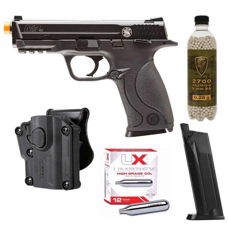 Smith & Wesson M&P40 Co2 Pistol Bundle