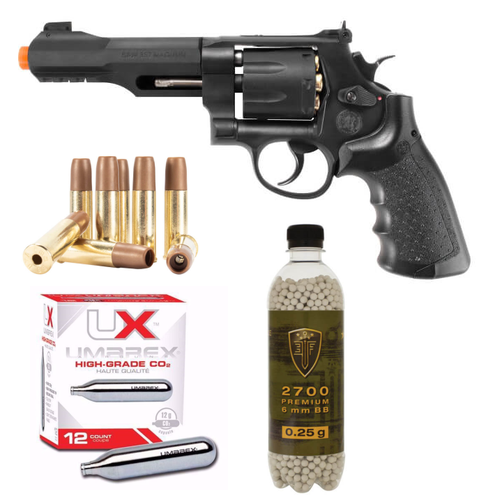 Smith & Wesson M&P R8 Co2 Revolver Bundle