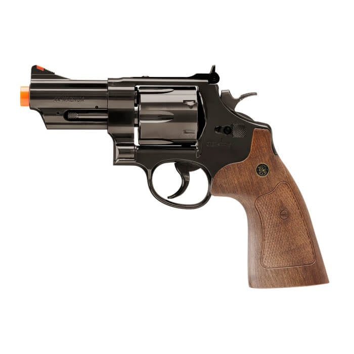 Smith & Wesson M29 3" Snub Nose Co2 Revolver Bundle (Black Chrome)