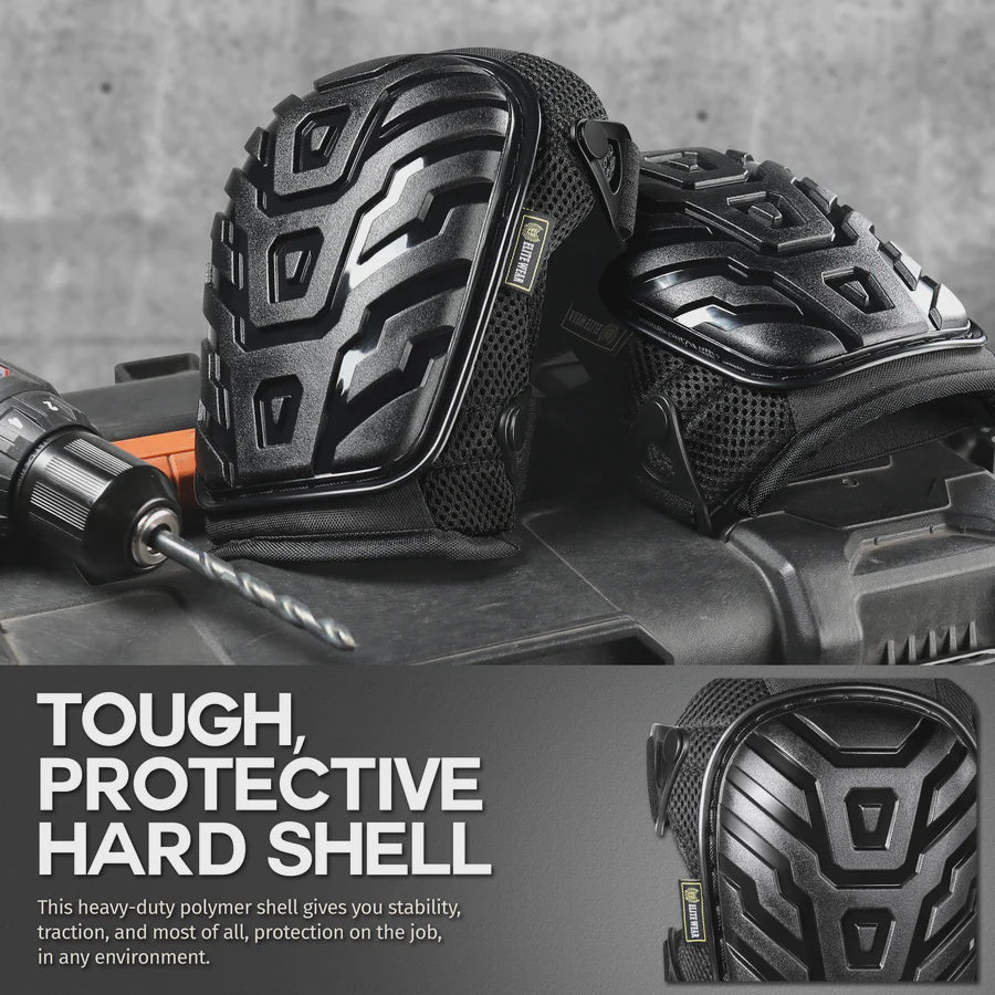 Glove Station Heavy Duty Turtleback Shell Knee Pads