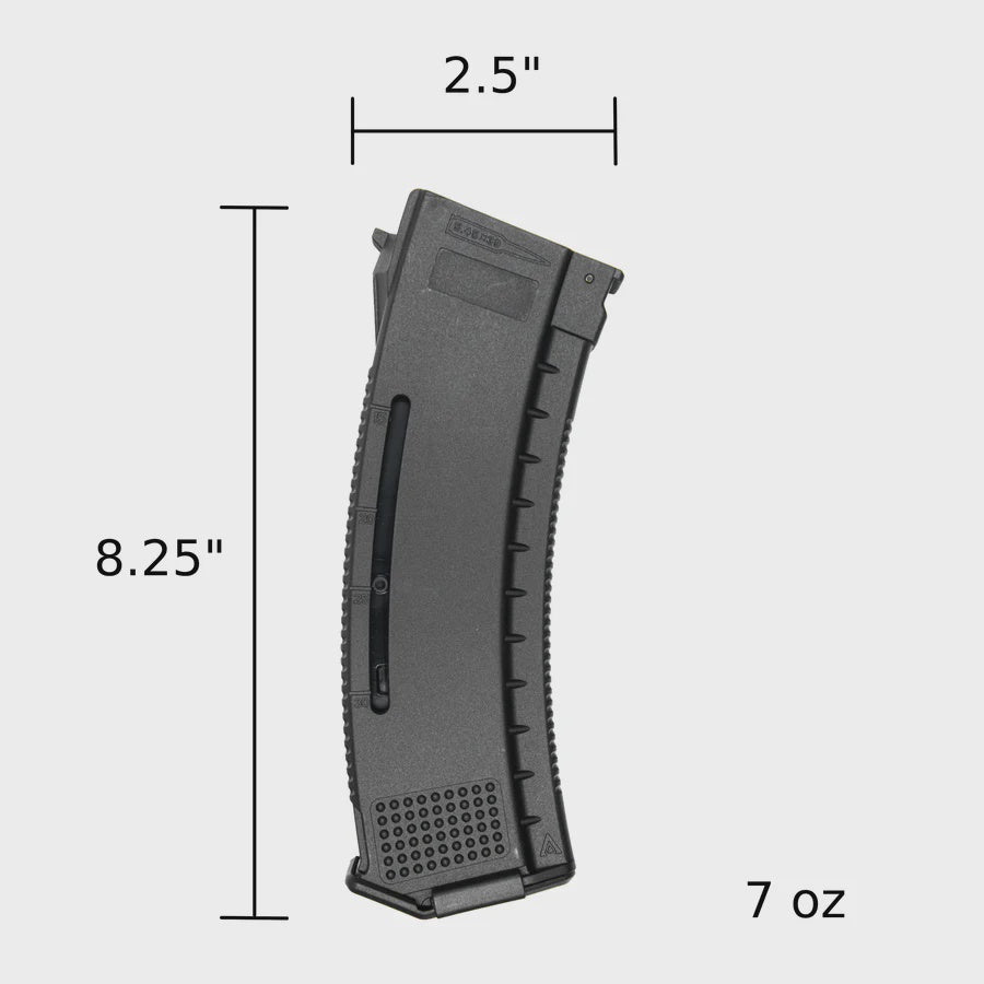 Arcturus AK MOD1 30/130rd Variable Mid-Cap Windowed EMM Magazine
