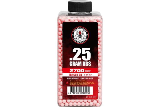 G&G 2700rd Tracer Bottle of BB's (Red)