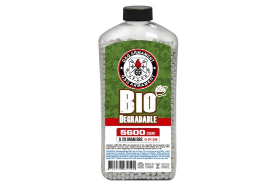 G&G 5600rd Perfect Bio Bottle of BB's (White)